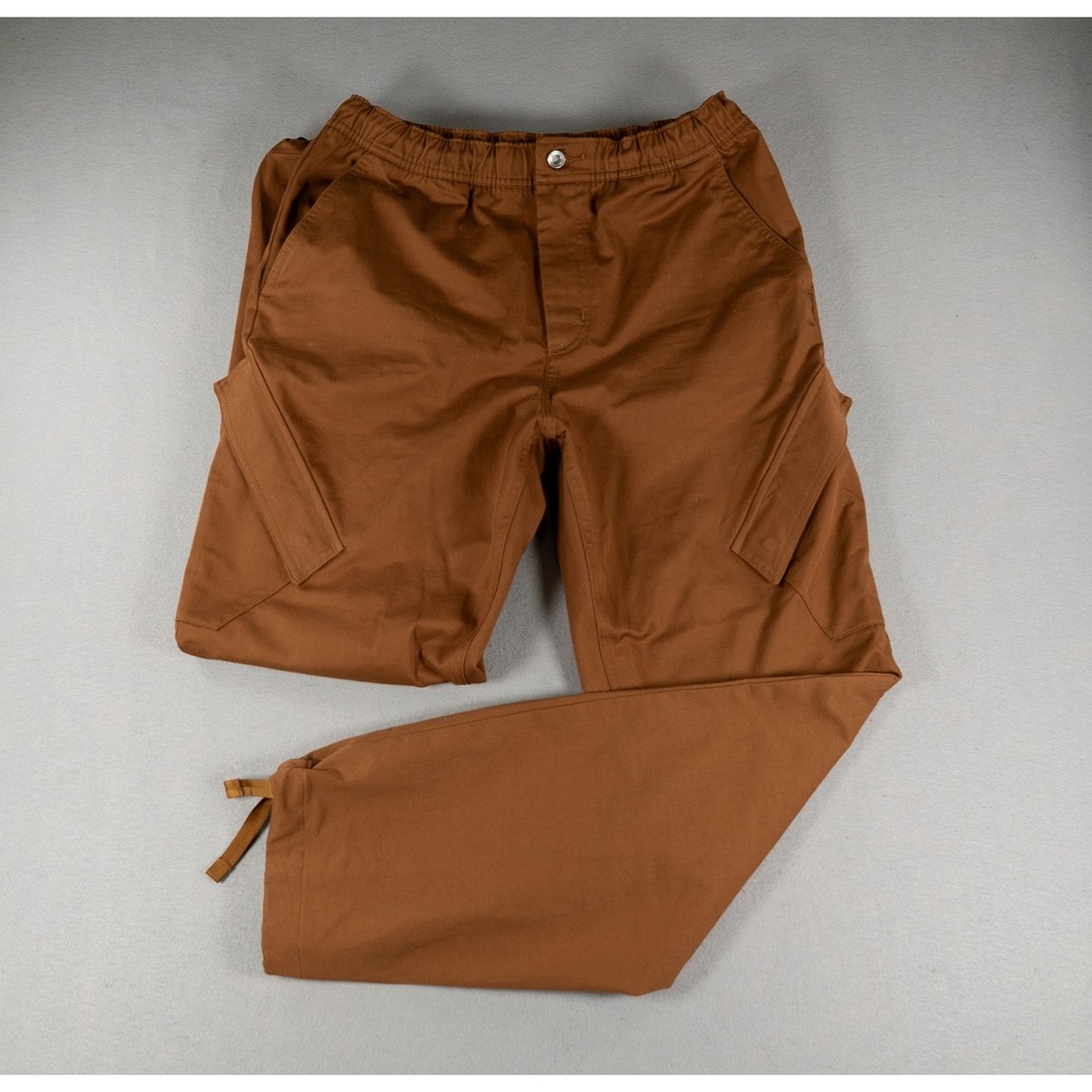 Jordan Mens Essentials Woven Cargo Pants FB7305-281 Brown Size Medium Streetwear